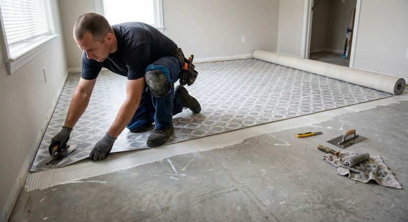 Sheet Linoleum Installation in Denver County, CO